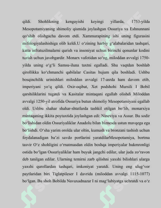 QADIMGI MESOPOTAMIYA YOZMA MANBALARI 8