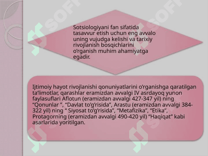 Sotsiologiyani fan sifatida shakllanishi 2