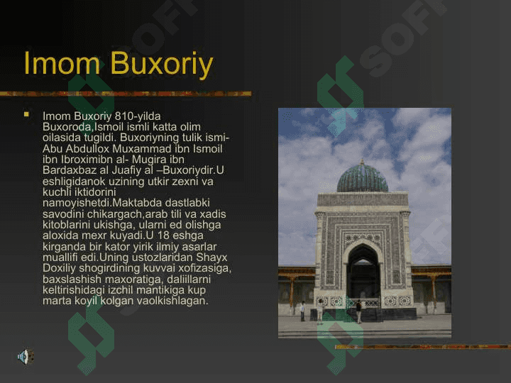 IMOM AL-BUXORIY HADISLARI 2
