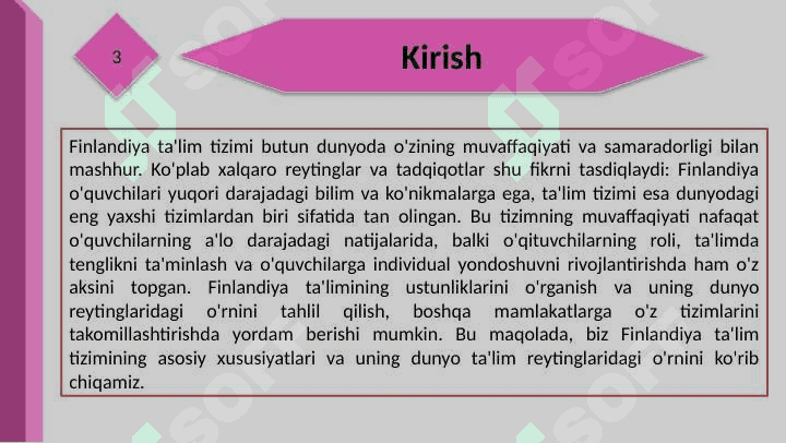 Finlandiya Ta'lim Tizimi va Uning Ustunliklari 3