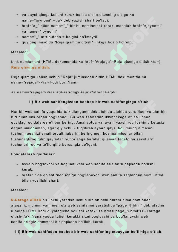 Link bog'lash 3