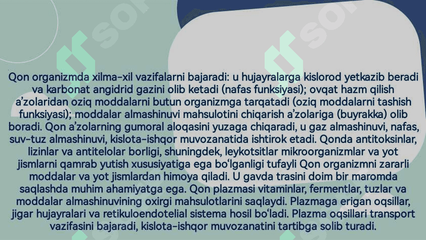 Qon biokimyosi 5