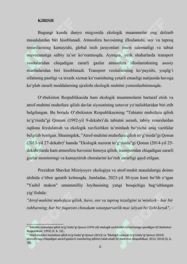 ZARARLI GAZLARNING ATMOSFERA VA INSON SALOMATLIGIGA TA’SIR 2