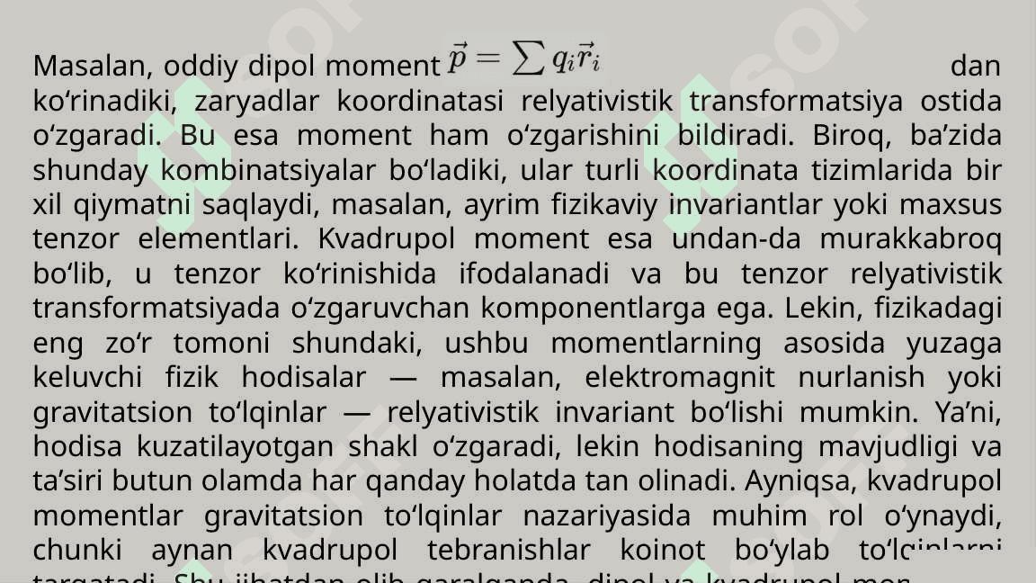 Zaryadlar-sistemasining-dipol-va-kvadrupol-momentlari-Kirish 4