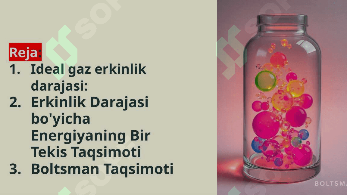Ideal-gaz-erkinlik-darajasi-Kirish 2