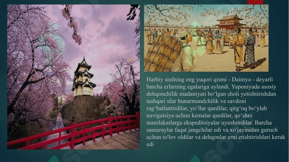 “XVI-XVII asrning birinchi yarmida Yaponiya” 3