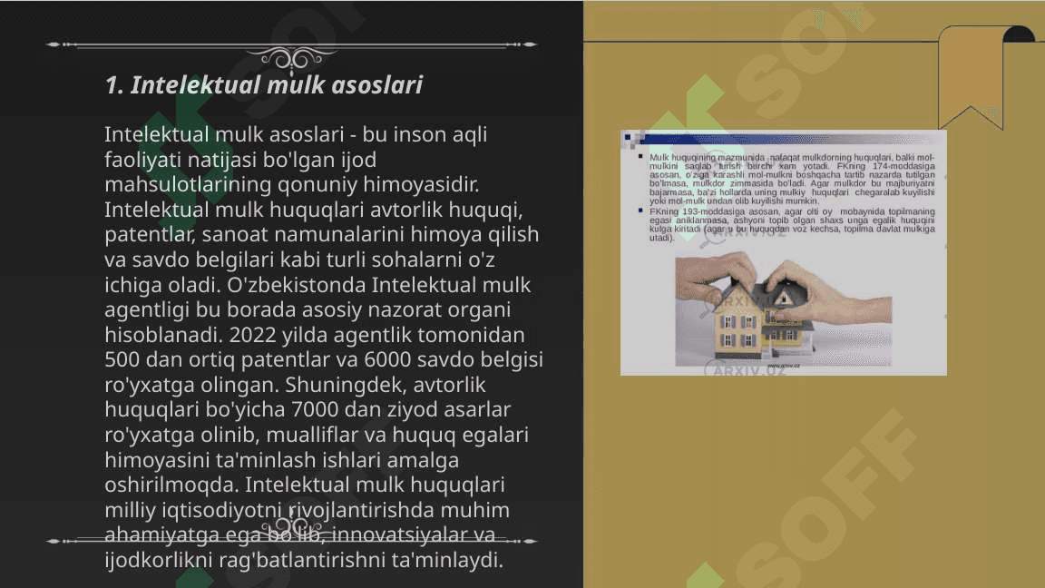 Intelektual mulk huquqi va patent siyosati 3
