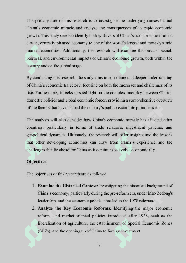 CHINA'S ECONOMIC MIRACLE: CAUSES AND CONSEQUENCES 4