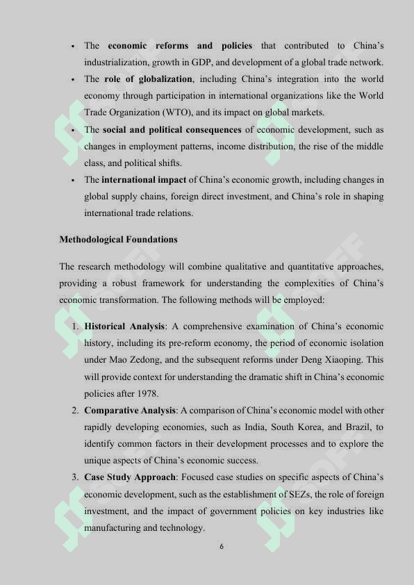 CHINA'S ECONOMIC MIRACLE: CAUSES AND CONSEQUENCES 6