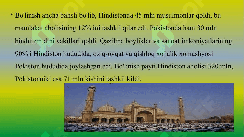 1945 - 2017 yillarda Hindiston - 1945 - 2017 йилларда Ҳиндистон 4