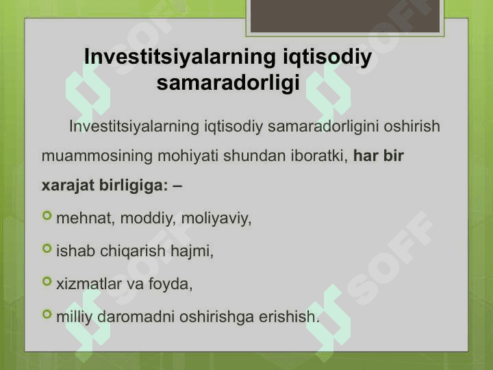 Investitsion baholash usullari 7