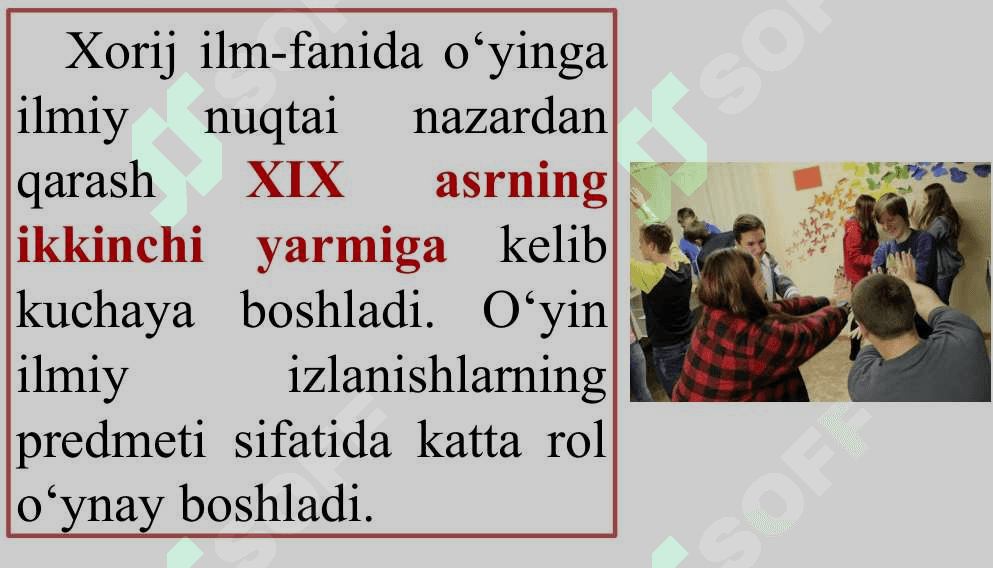 TRENINGDA O‘YIN – GURUH BILAN  ISHLASH VOSITASI SIFATIDA 5