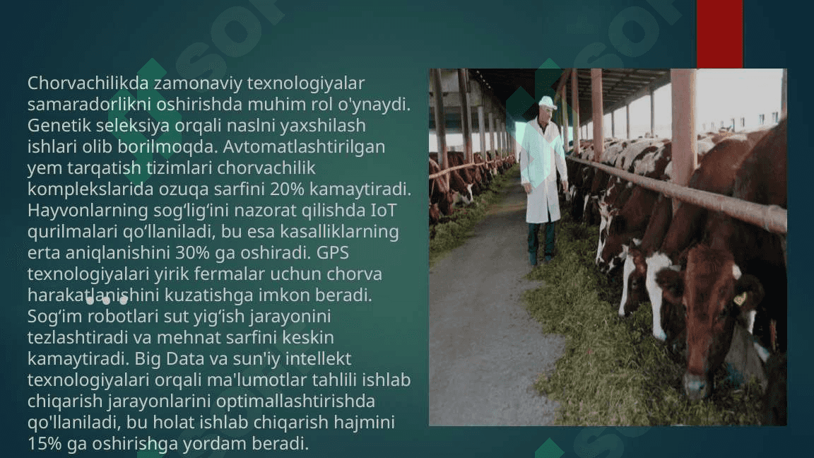 Chorvachilik fermalari va komplekslarini oʻrganish 4