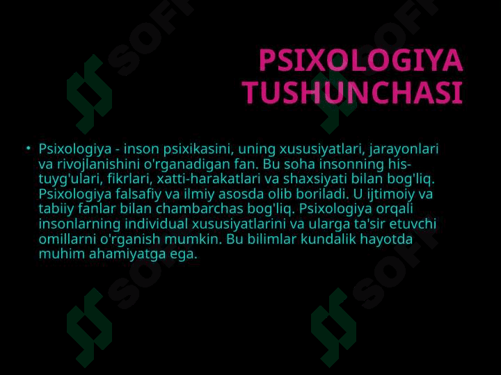 Инсон психикасини антагенитр ривожланиши 4