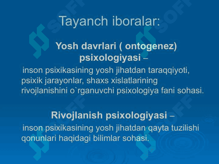 Yosh davrlari psixologiyasi 4