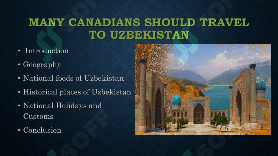 Why tourists should travel to Uzbekistan?! 2