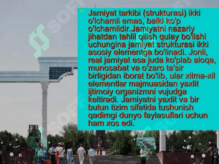 Jamiyatning sotsial strukturasi 3