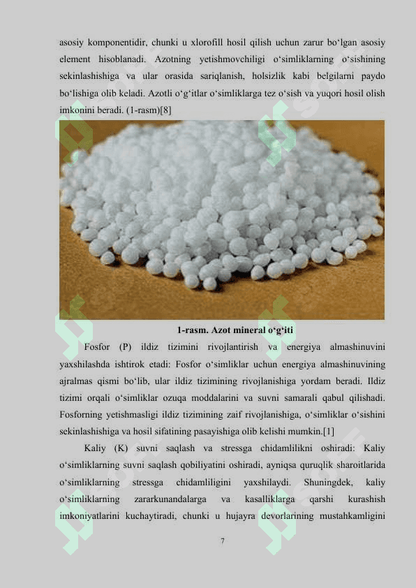 O’G’ITLAR VA O’G’ITLARNING TASNIFI 7