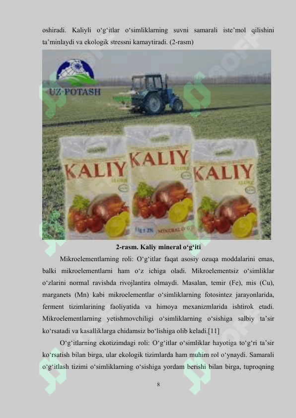 O’G’ITLAR VA O’G’ITLARNING TASNIFI 8