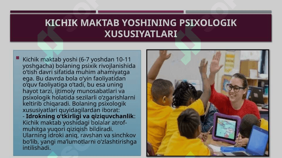 Kichik maktab yoshida oʻquv motivlarini shakllantirishning psixologik xususiyatlari 3