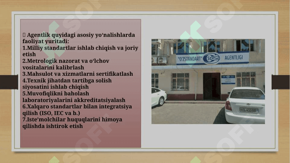 Oʻzbekiston standartlashtirish metrologiya va sertifikatlashtirish agentligi 4