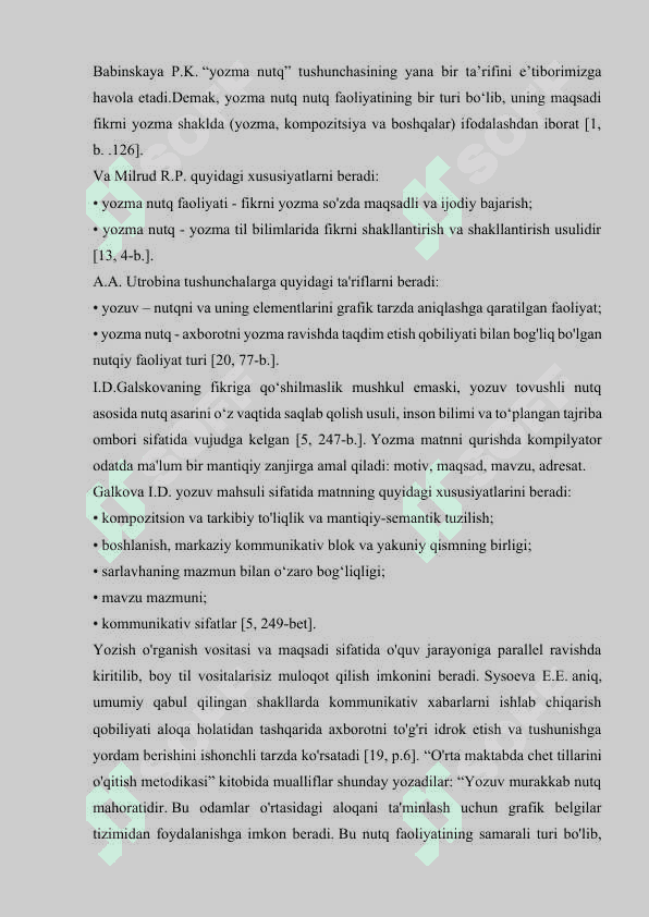 KURS ISHI. YOZMA NUTQ O’STIRISH MAZMUNI VA USULLARI 6