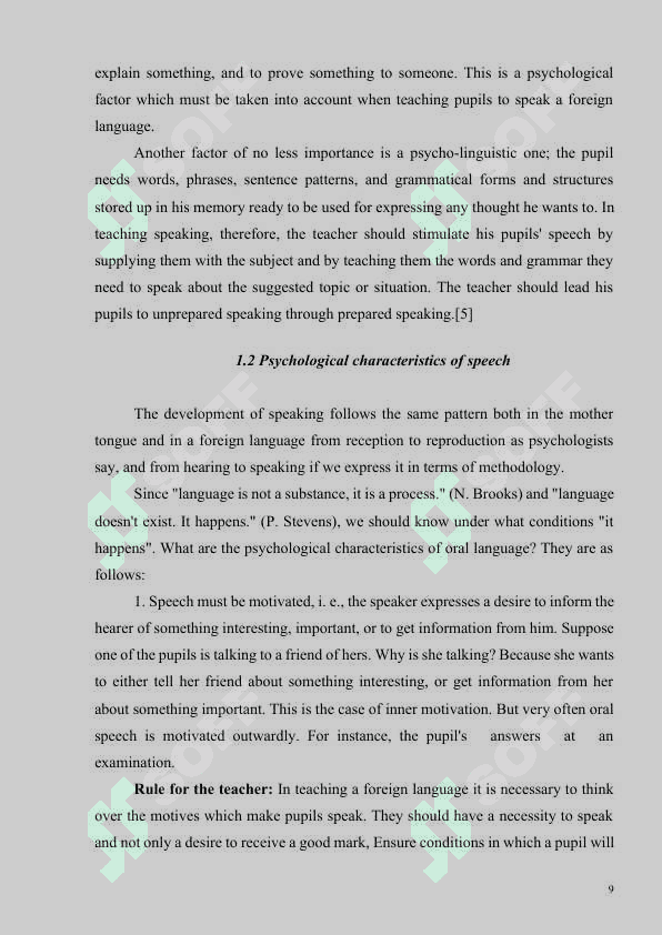 methods of analysis speech 8