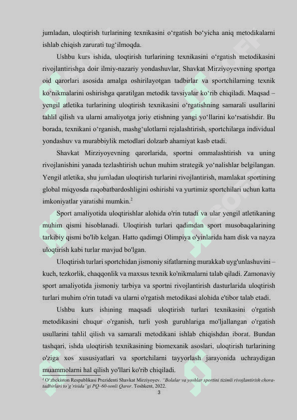 Uloqtirish turlari texnikasini o‘rgatish metodikasi. 3