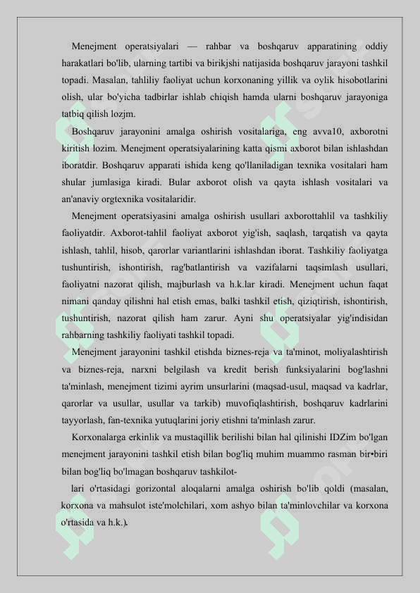 MENEJMENT FUNKSIYALARI 4