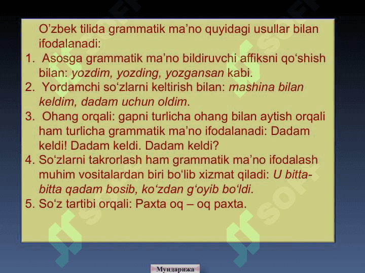 Grammatika. Grammatik kategoriyalar 8
