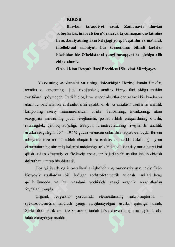 Temir(III)ni organik reagent yordamida spektrofotometrik usulida aniqlashning optimal sharoitlarini  o`rganish 3