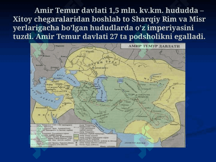 Temur davlatining tuzilishi 8