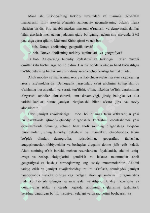 Dunyo xalqlarining tarkibiy tuzulmalari va uning geografik manzarasi 4