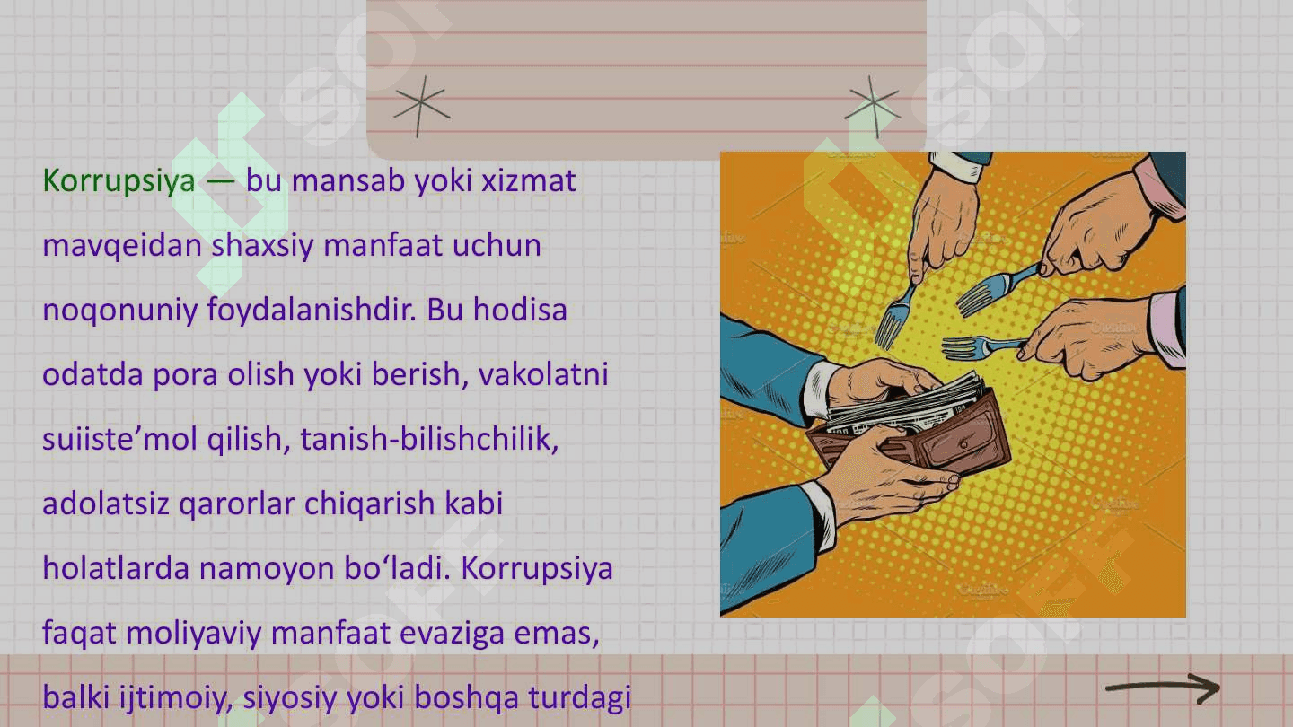 Korrupsiyaning mohiyati, oqibatlari va unga qarshi kurash mexanizmlari 2