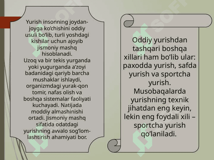Sportcha yurish texnikasi asoslari 3