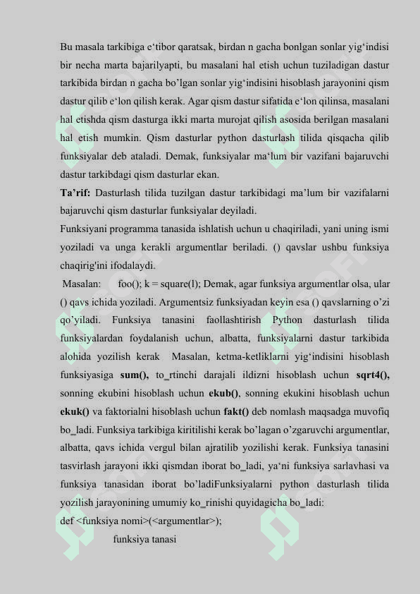 Python tilida matematik modullar dan foydalanish 3