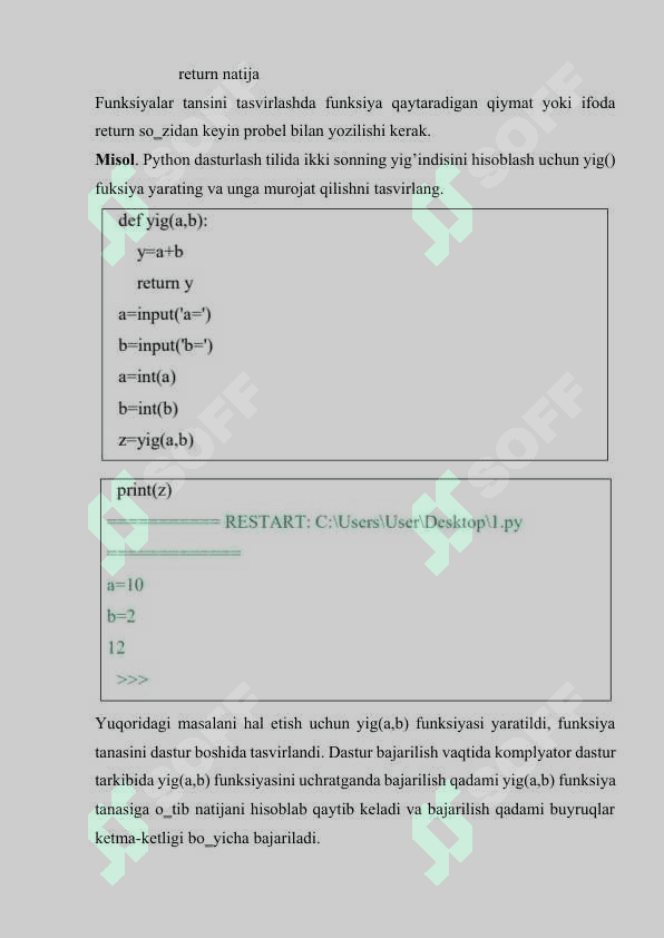 Python tilida matematik modullar dan foydalanish 4