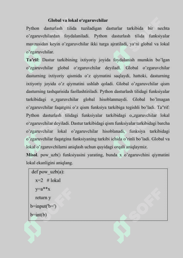 Python tilida matematik modullar dan foydalanish 5