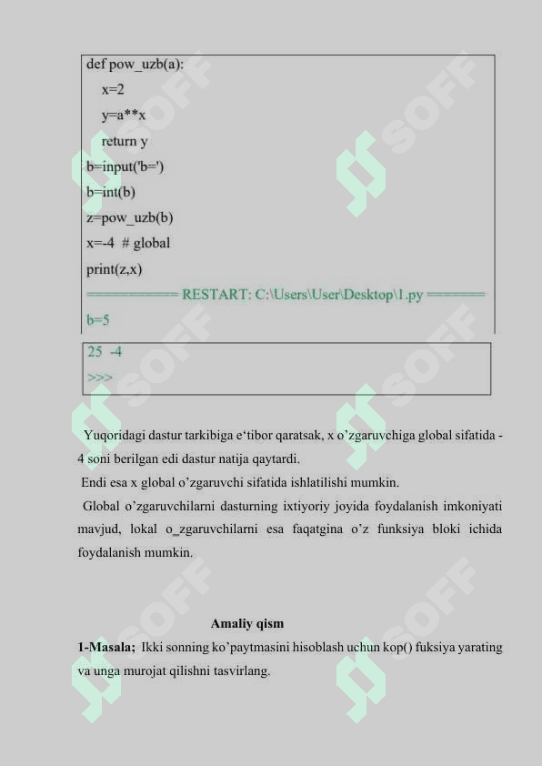 Python tilida matematik modullar dan foydalanish 7