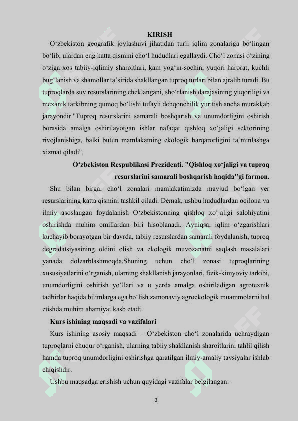 Cho’l zonasi tuproqlari 3