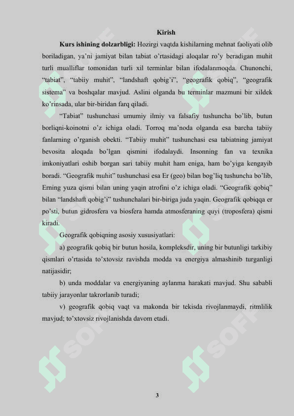 Geografik qobiqdagi moddalarning kimyoviy va fizik xossalari 3