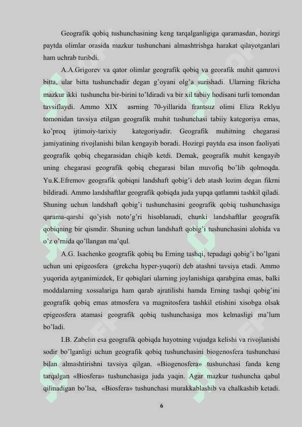 Geografik qobiqdagi moddalarning kimyoviy va fizik xossalari 6