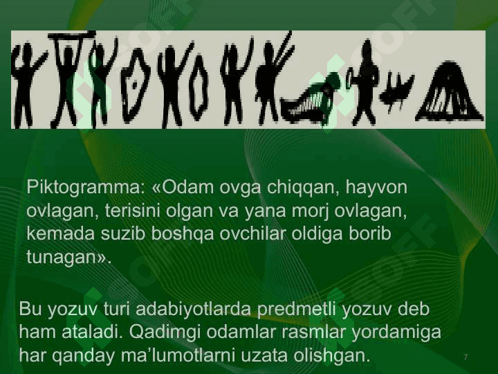 Yozuv va uning rivojlanish bosqichlari 7