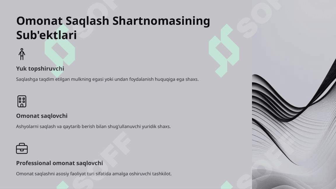 Omonat Saqlashning Asosiy Qoidalari 4