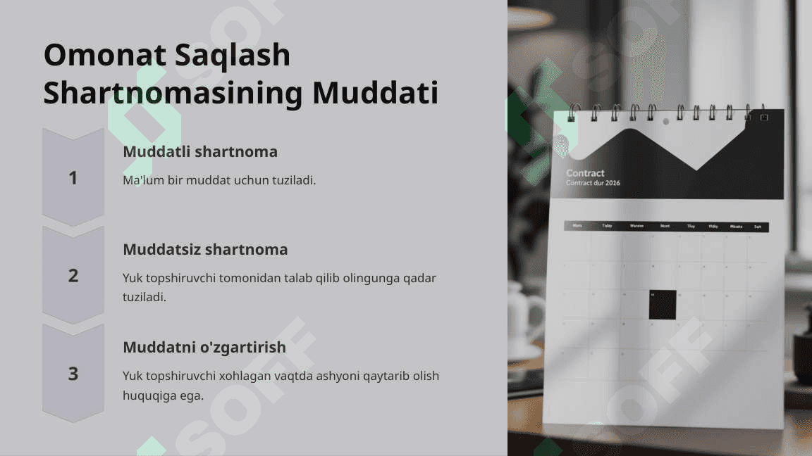 Omonat Saqlashning Asosiy Qoidalari 7