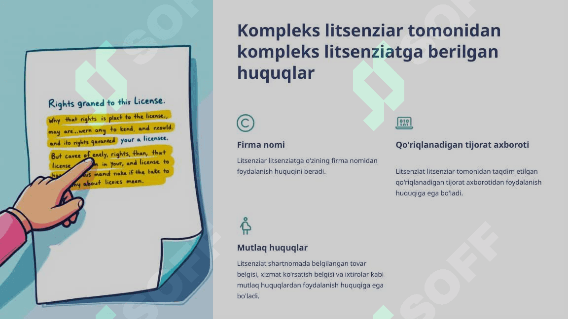 Kompleks Tadbirkorlik Litsenziyasi (Franshizing) 4