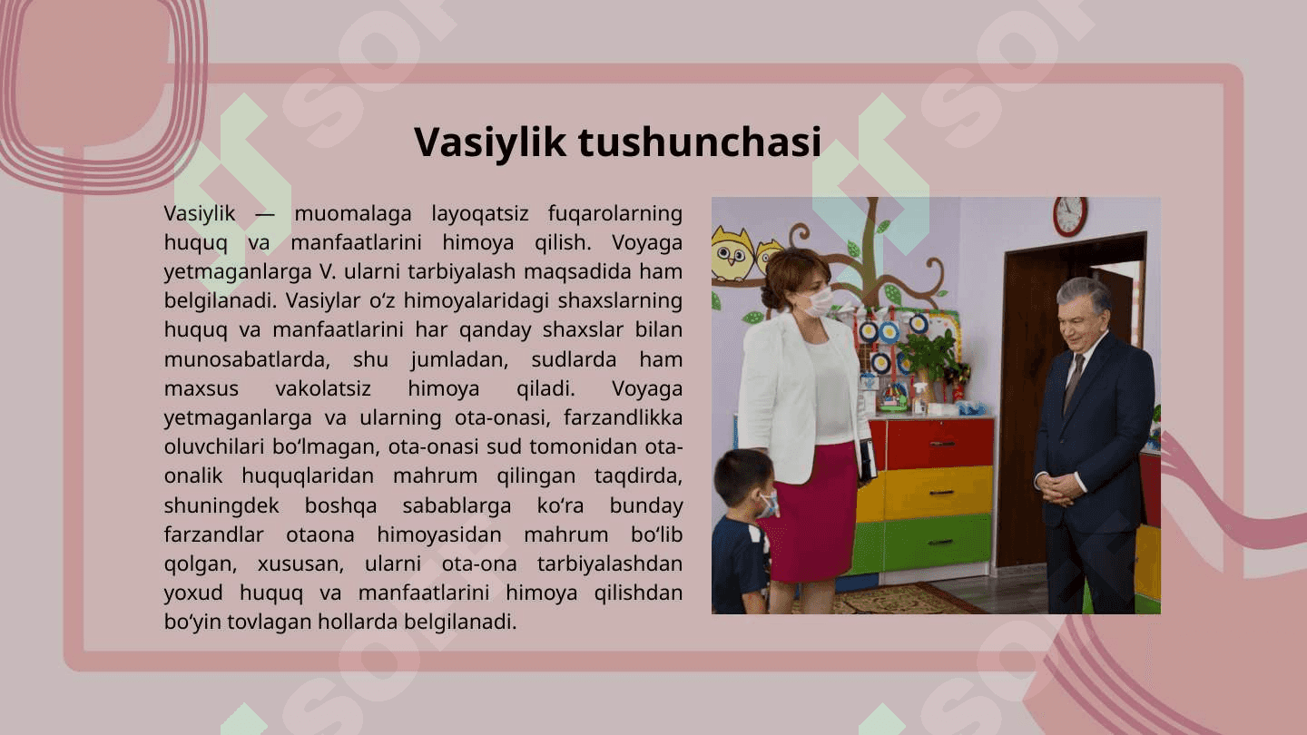 O'ZBEKISTON HAMDA CHET ELDA VASIYLIK VA HOMIYLIK mavzusida tqadimot 3
