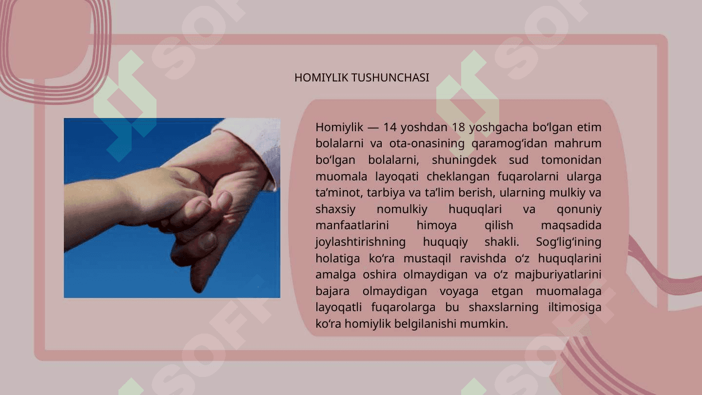 O'ZBEKISTON HAMDA CHET ELDA VASIYLIK VA HOMIYLIK mavzusida tqadimot 4