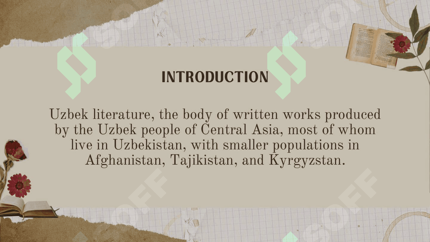 Literary  heritage of Uzbekistan 2