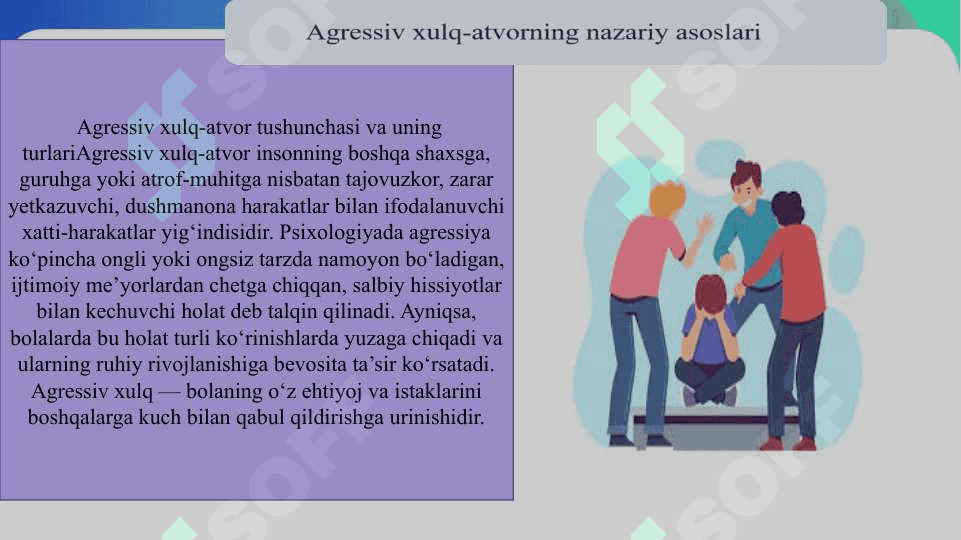 Agressiv xulq-atvor sabablari va korrektsiya usullari Sslayd 4